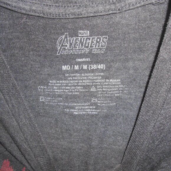 Mens Marvel Avengers Infinity War SS T-Shirt Top Size M 38/40 multi-colored π¨π¦ - Picture 6 of 9